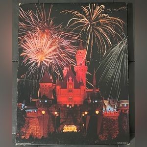 Vintage Disney Springbok Jigsaw Puzzle - Disneyland Castle, The Magic Kingdom